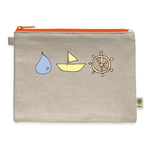 Drop, Ship, Dharma - Hemp Carry All Pouch
