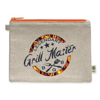 Legendary Grill Master Bbq Mega - Hemp Carry All Pouch - natural/orange - Front