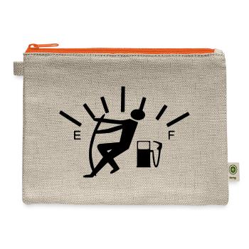 Level 1 - Hemp Carry All Pouch - natural/orange - Front