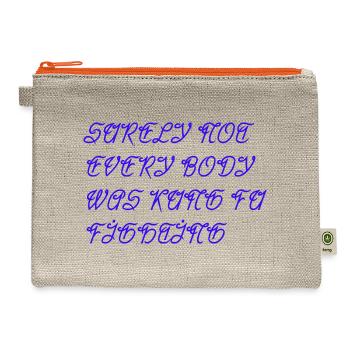 Denim jcket classıc 1998 - Hemp Carry All Pouch - natural/orange - Front