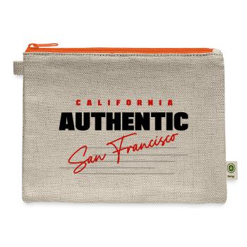 San Francisco - Hemp Carry All Pouch - natural/orange - Front