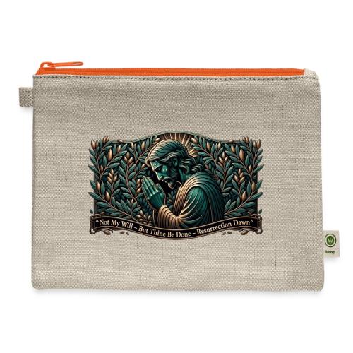 Easter Not My Will Gethsemane T Shirt, Bro Gift - Hemp Carry All Pouch