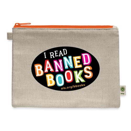 I Read Banned Books - Hemp Carry All Pouch