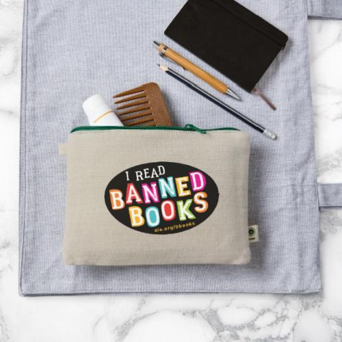 I Read Banned Books - Hemp Carry All Pouch