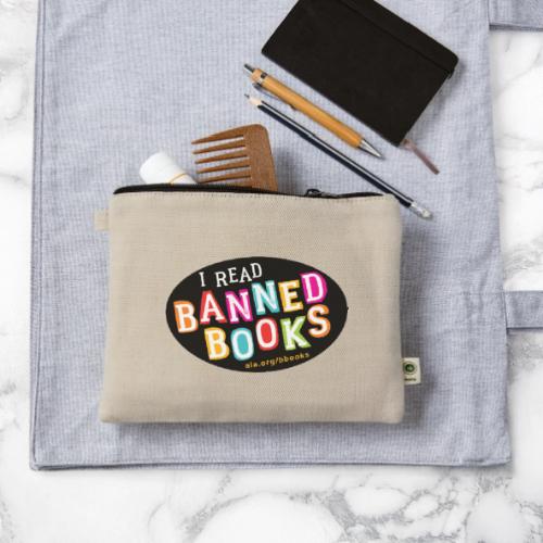 I Read Banned Books - Hemp Carry All Pouch