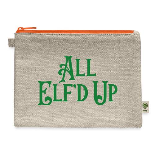 All Elf'd Up in Green - Hemp Carry All Pouch