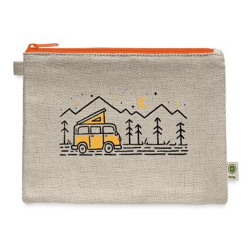 Adventure Car For Light - Hemp Carry All Pouch - natural/orange - Front