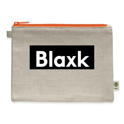 Blaxk Box Logo - Hemp Carry All Pouch