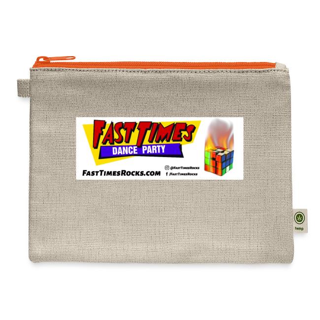 Fast Times Logo with Burning Cube