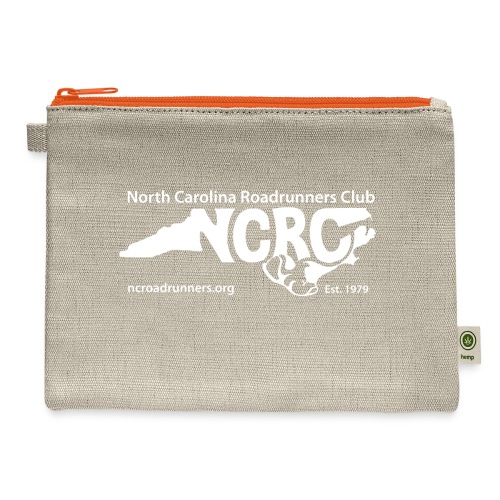 NCRC White Logo1 - Hemp Carry All Pouch