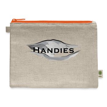 Handies Peak - Hemp Carry All Pouch - natural/orange - Front