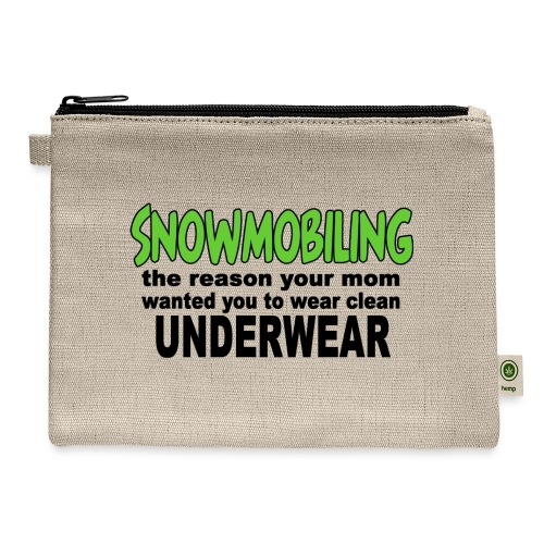 Snowmobiling Underwear - Hemp Carry All Pouch