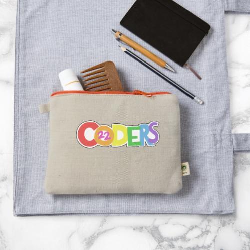 coders22 Logo - Hemp Carry All Pouch