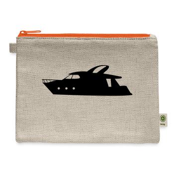Boat - Hemp Carry All Pouch - natural/orange - Front
