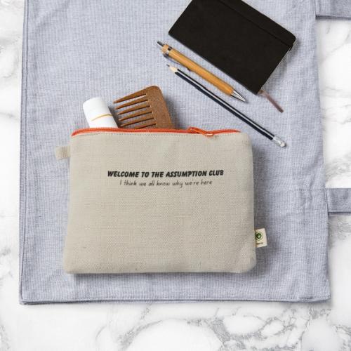 Welcome to the Assumption Club - Hemp Carry All Pouch