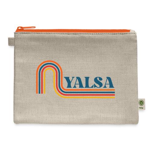 YALSA Retro Rainbow - Hemp Carry All Pouch