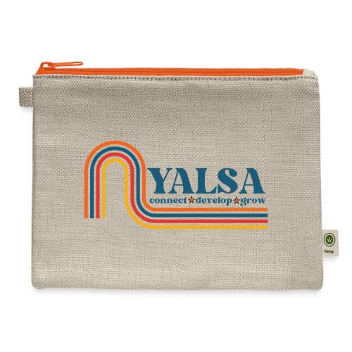 YALSA Retro Rainbow - Hemp Carry All Pouch