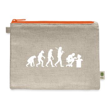 Evolution Computer - Hemp Carry All Pouch - natural/orange - Front