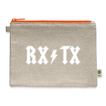 Funny Engineer Electronics Network Telecom IT - Hemp Carry All Pouch - natural/orange - Front