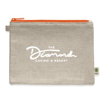 The Diamond Casino & Resort - Hemp Carry All Pouch - natural/orange - Front