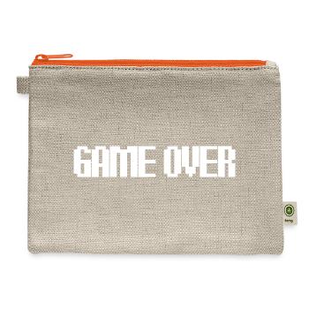 Game Over - Hemp Carry All Pouch - natural/orange - Front