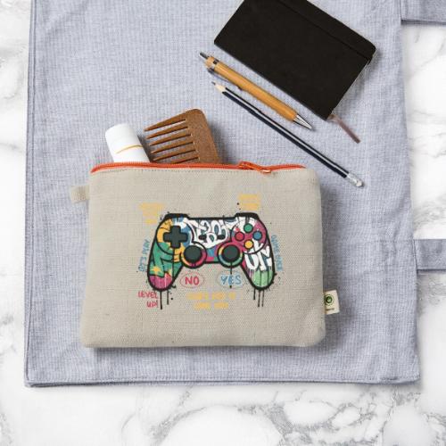 Game Day Graffiti Controller - Hemp Carry All Pouch
