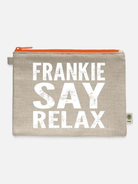 Frankie Say Relax - Hemp Carry All Pouch - natural/orange