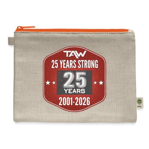 25 YRS - Hemp Carry All Pouch