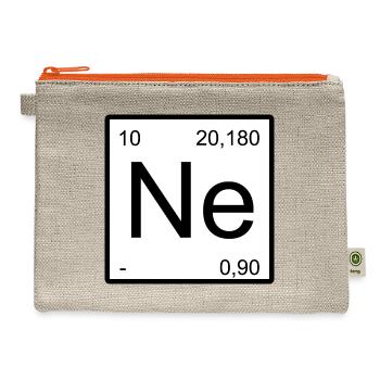 Neon Element Minimal - Hemp Carry All Pouch - natural/orange - Front