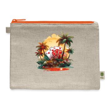 Casino - Hemp Carry All Pouch - natural/orange - Front