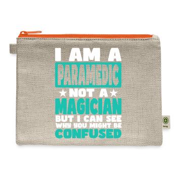 Paramedic - Hemp Carry All Pouch - natural/orange - Front