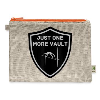 JUST ONE MORE VAULT Vaulting - Hemp Carry All Pouch - natural/orange - Front