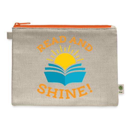 Read and Shine! - Hemp Carry All Pouch