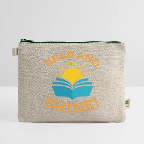 Read and Shine! - Hemp Carry All Pouch