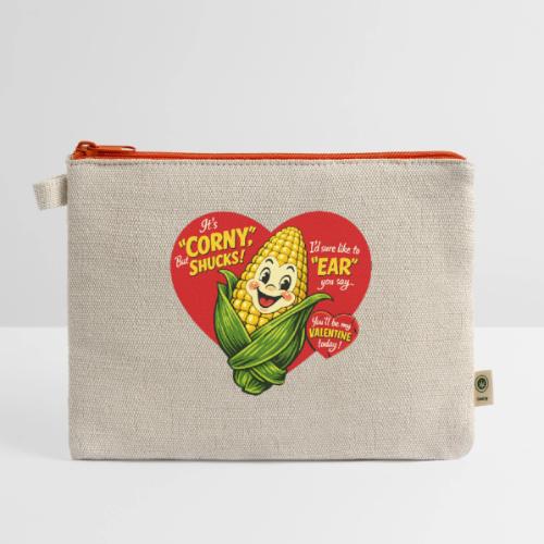 Corny Valentine T-Shirt - Hemp Carry All Pouch