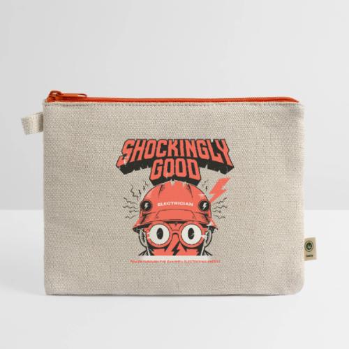 Funny Shockingly Good Electrician - Hemp Carry All Pouch