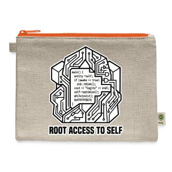 System Integrity Engineer Core - Hemp Carry All Pouch - natural/orange - Front