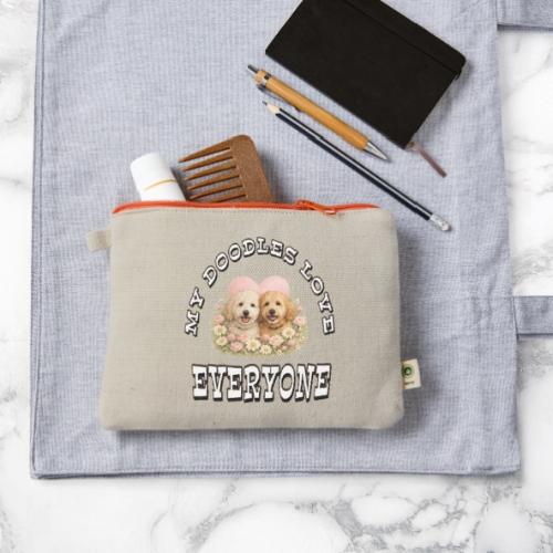My Doodles Over Everyone - Hemp Carry All Pouch