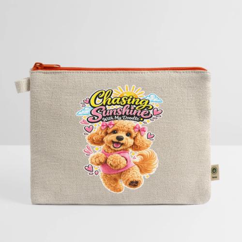 Chasing Sunshine With My Doodle - Hemp Carry All Pouch