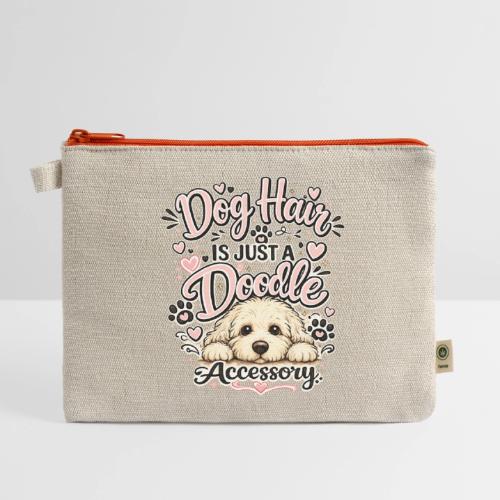 Dog Hair Is Just a Doodle Accessory - Hemp Carry All Pouch