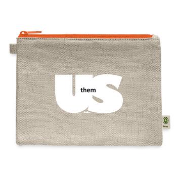 US Them - Hemp Carry All Pouch - natural/orange - Front
