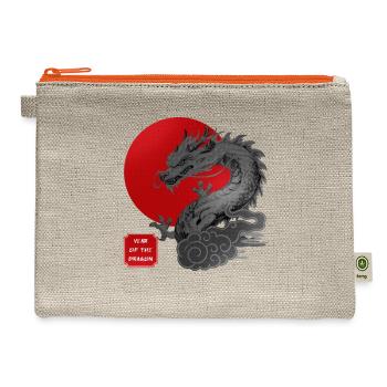 Dragon Fantasia: Year of the Dragon - Hemp Carry All Pouch - natural/orange - Front
