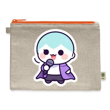Ice Idol Microphone Hero - Hemp Carry All Pouch - natural/orange - Front