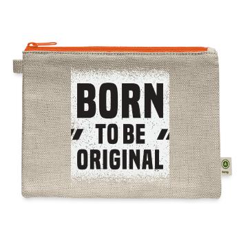 Be original - Hemp Carry All Pouch - natural/orange - Front