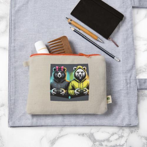 Gamer Bears - Hemp Carry All Pouch