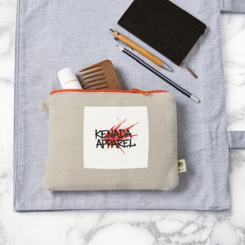 Kenada Apparel graffiti splash - Hemp Carry All Pouch
