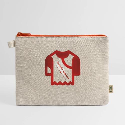 Kenada Logo white spray - Hemp Carry All Pouch