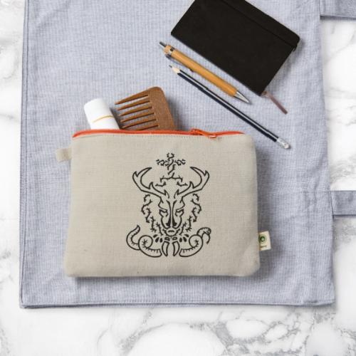 CHRISTmas Stag - Hemp Carry All Pouch