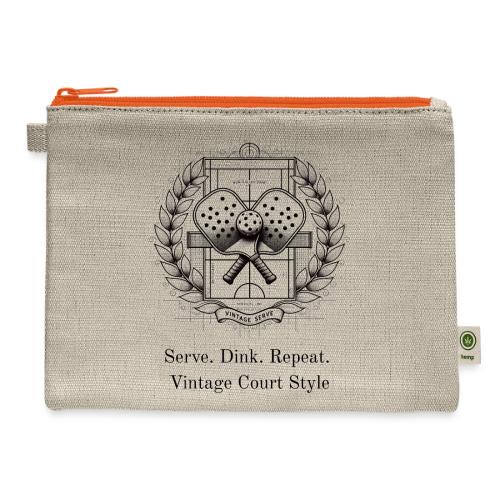 Vintage Pickleball T-Shirt, Mug, & Poster - Hemp Carry All Pouch