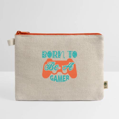 Born to be a Gamer - Hemp Carry All Pouch